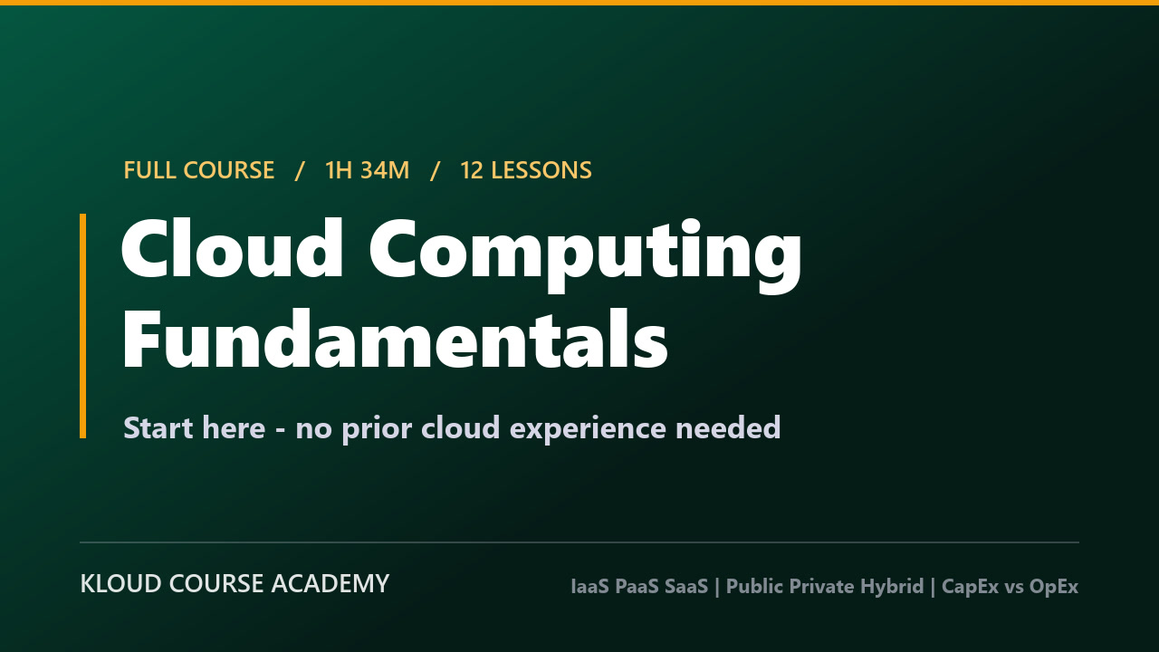 Cloud Computing Fundamentals