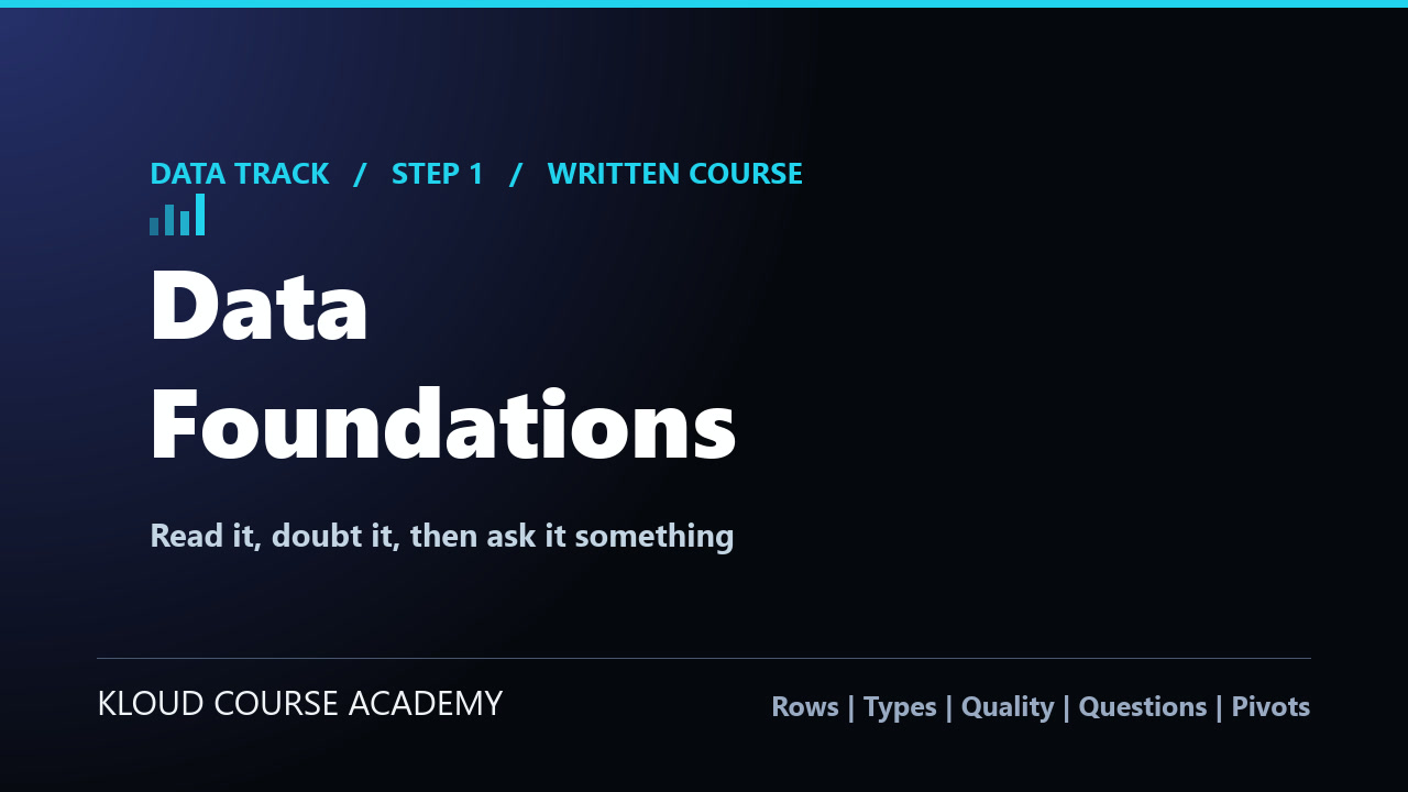 Data Foundations