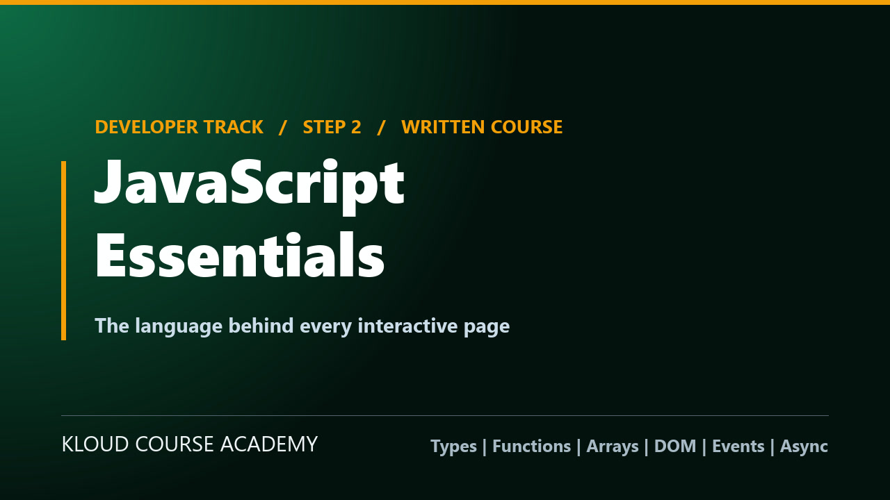 JavaScript Essentials