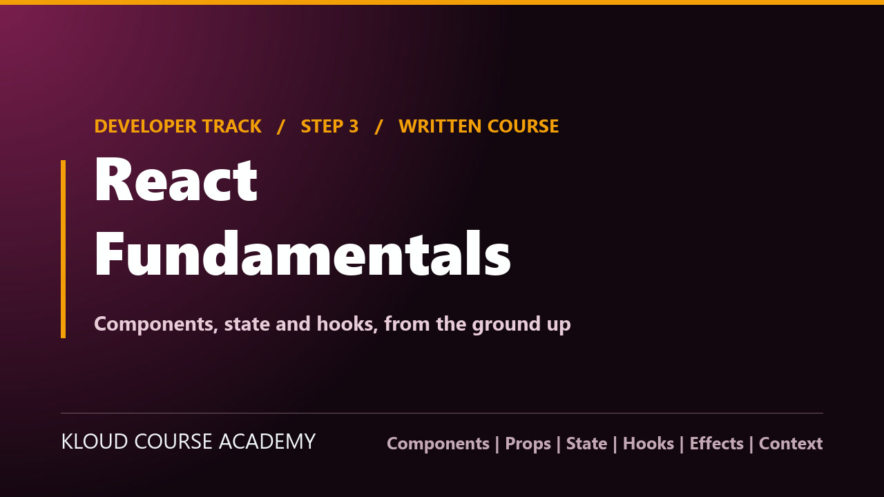 React Fundamentals